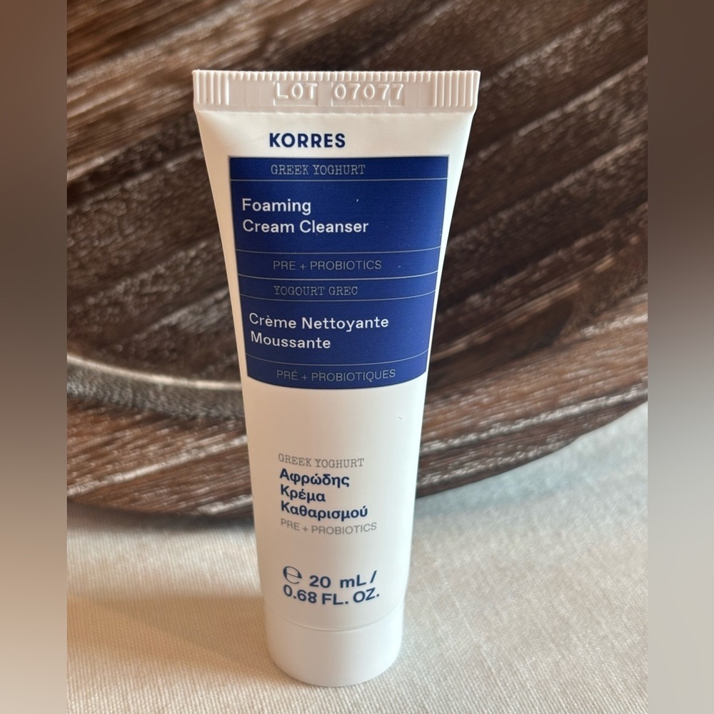 KORRES Greek Foaming Cream Facial Cleanser Travel Size Face Wash NEW Skincare